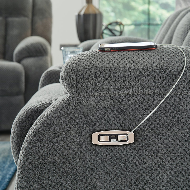 Observation Power Reclining Sofa with Drop Down Table