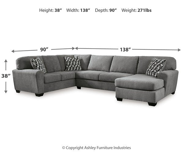 Birkdale Court Sectional with Chaise
