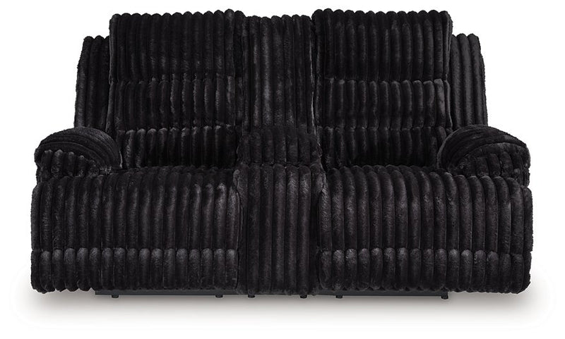 Rhine Falls Reclining Loveseat with Console