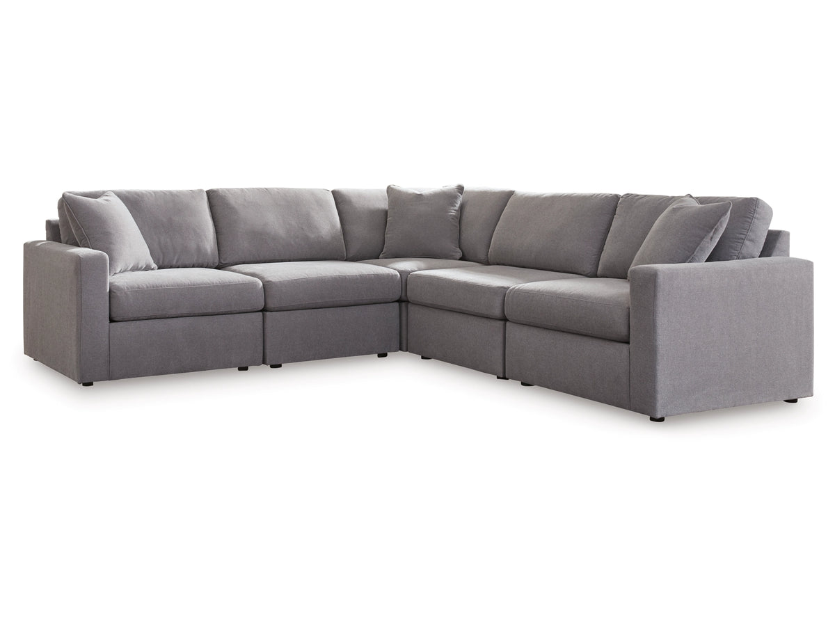 Ashley Modmax 5-Piece Performance Fabric Modular Sectional — Malmio