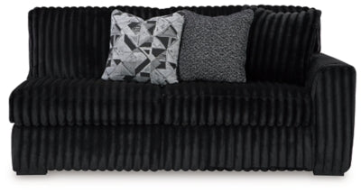 Midnight-Madness Sectional with Chaise
