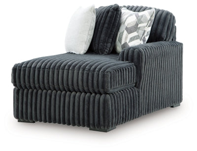 Midnight-Madness Sectional with Chaise