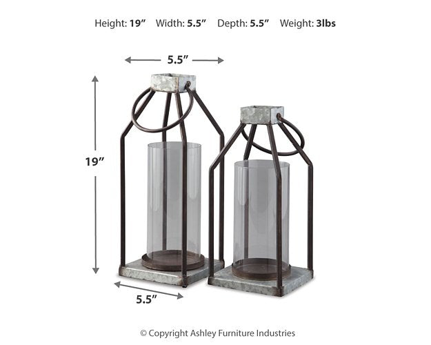 Diedrick Lantern (Set of 2) - Thumbnail 4