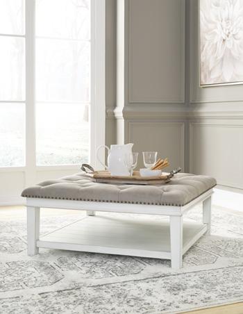 Kanwyn Upholstered Ottoman Coffee Table - Thumbnail 5