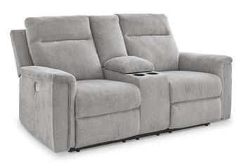 Ashley Furniture Barnsana Power Reclining Loveseat - Thumbnail 2