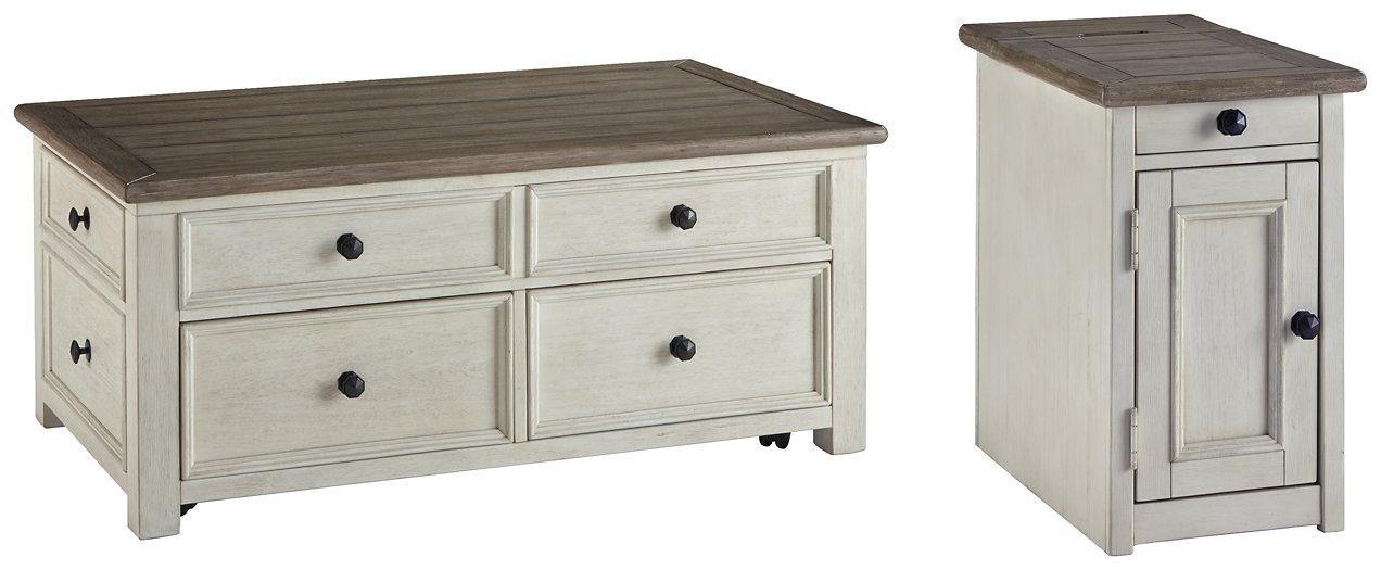 Bolanburg Two-Piece Chairside End Table Set - Thumbnail 3