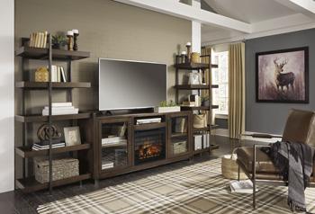 Starmore 3-Piece Wall Unit with Electric Fireplace - Thumbnail 4
