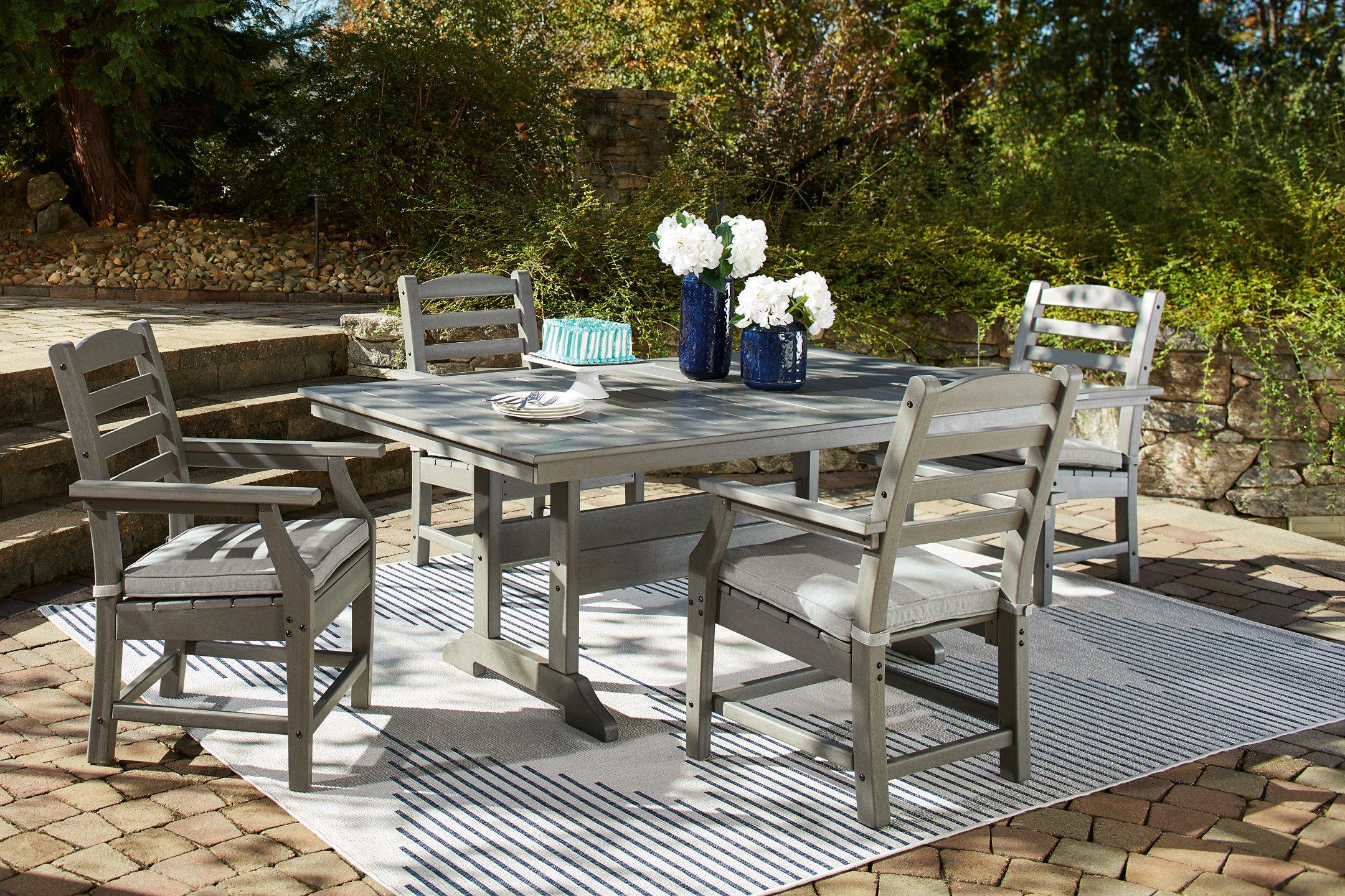 Ashley Furniture Visola Outdoor Dining Table - Thumbnail 3