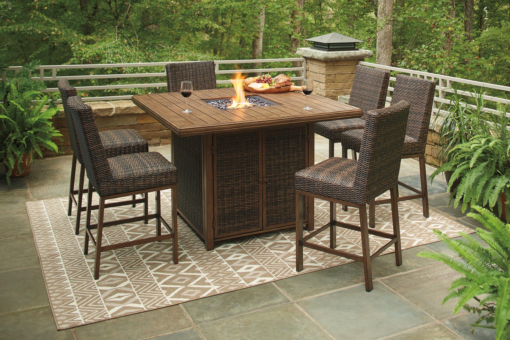 Ashley Furniture Paradise Trail Bar Table Set