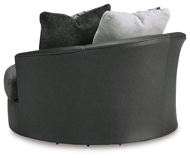 Brixley Pier Oversized Swivel Accent Chair - Thumbnail 5