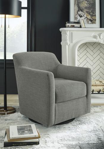 Bradney Swivel Accent Chair - Thumbnail 2