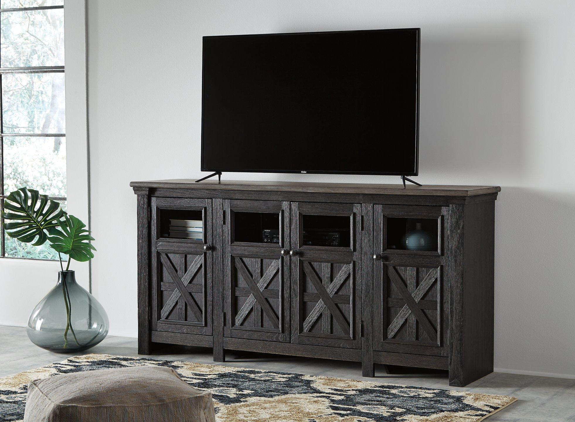 Tyler Creek 74" TV Stand - Thumbnail 5