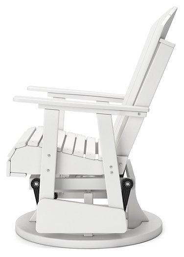 Hyland Wave Outdoor Swivel Glider Chair - Thumbnail 3