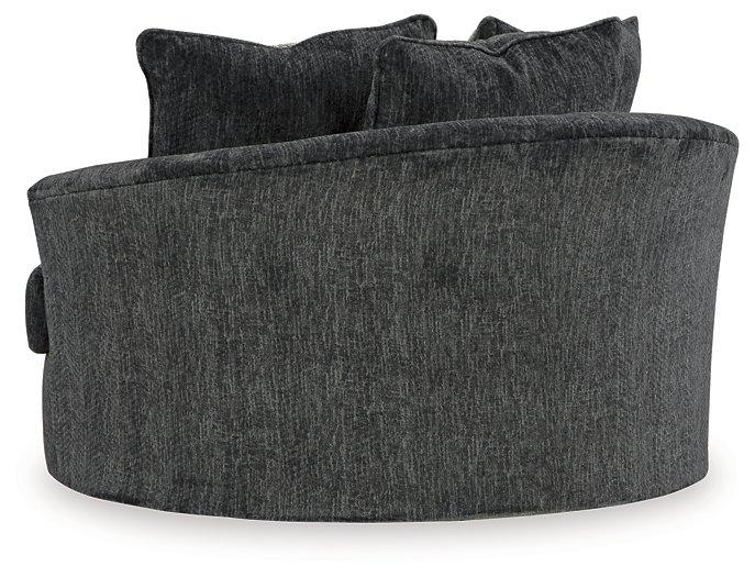 Biddeford Oversized Swivel Accent Chair - Thumbnail 5