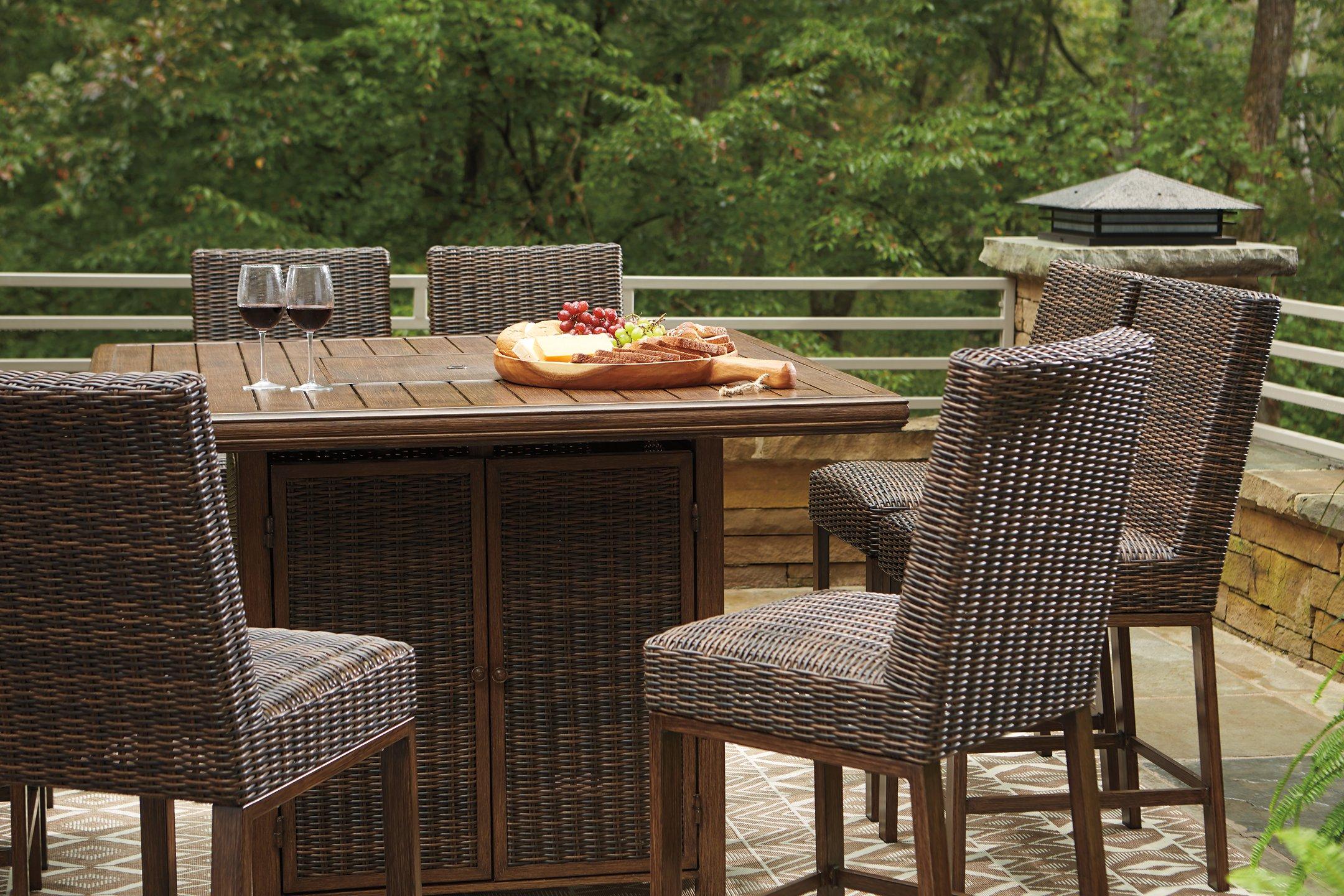 Ashley Furniture Paradise Trail Bar Table Set - Thumbnail 3