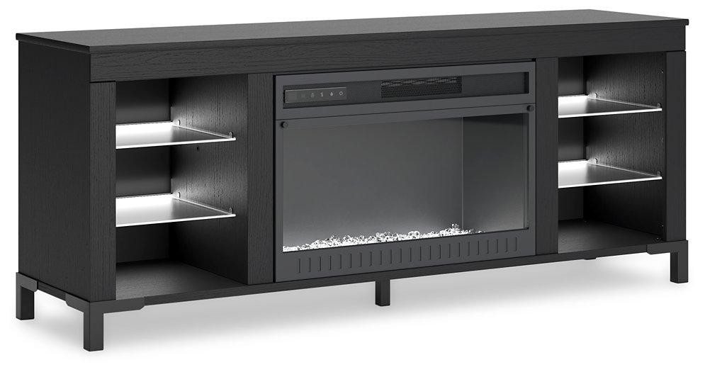 Trinell 3-Piece Entertainment Center with Electric Fireplace - Thumbnail 2