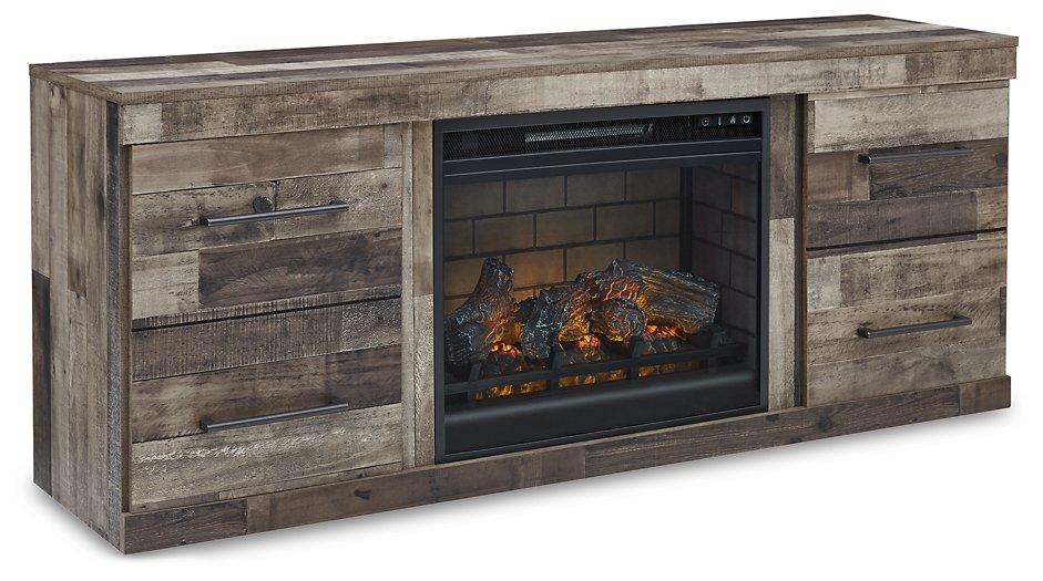 Ashley Furniture Derekson TV Stand with Electric Fireplace - Thumbnail 4