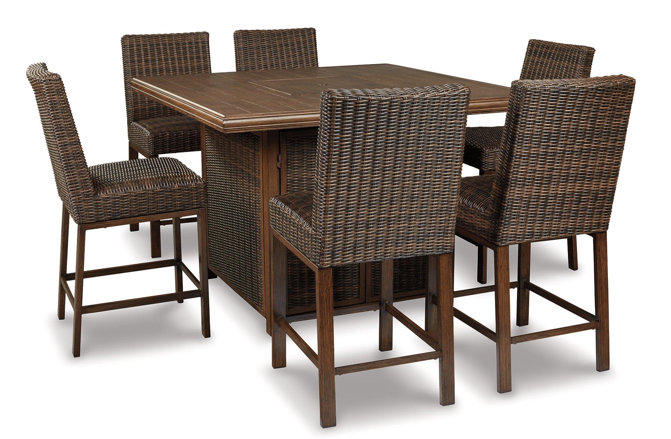 Ashley Furniture Paradise Trail Bar Table Set - Thumbnail 2