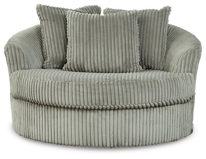 Lindyn Oversized Swivel Accent Chair - Thumbnail 2