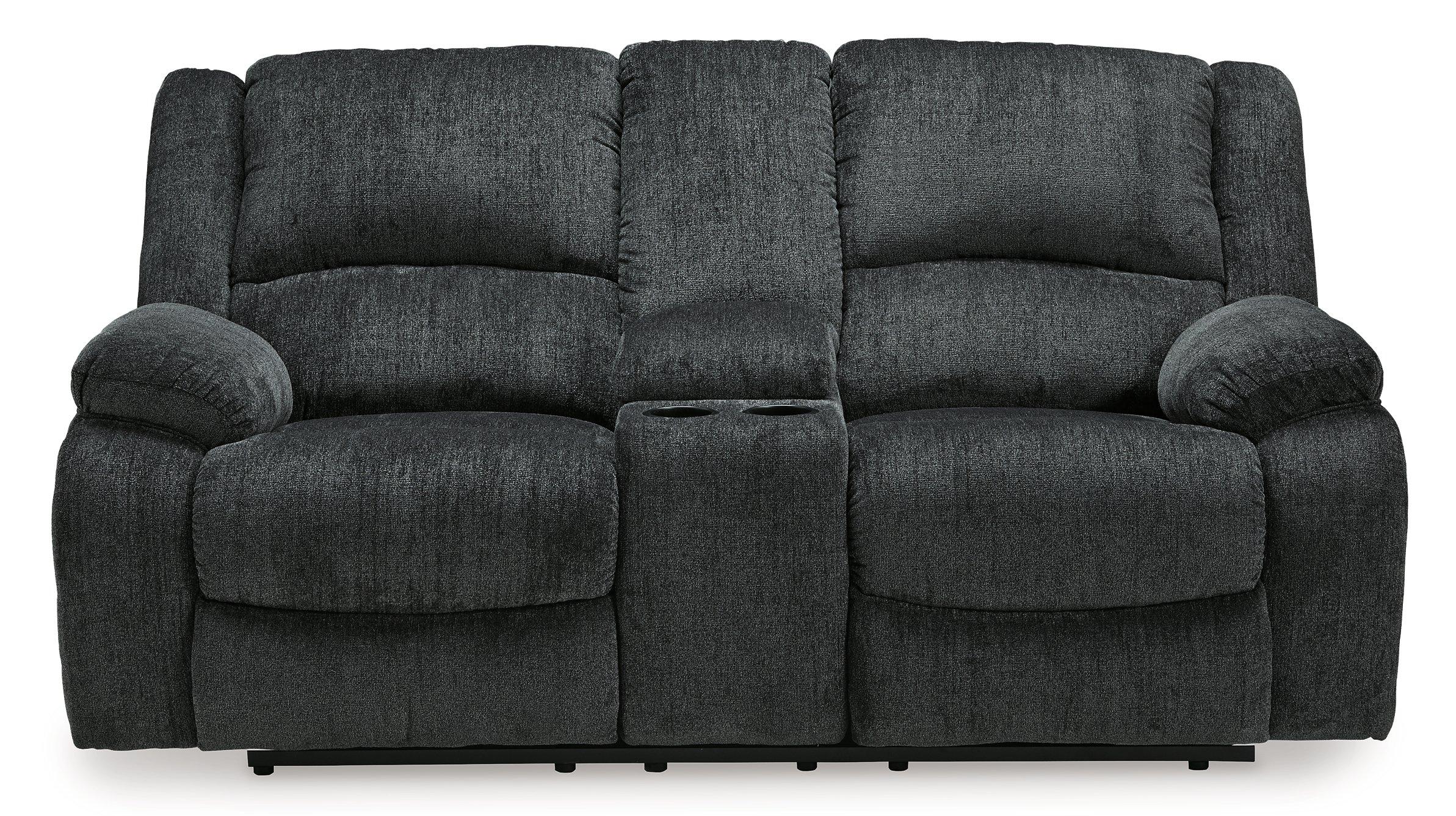 Ashley Furniture Draycoll Power Reclining Loveseat - Thumbnail 5