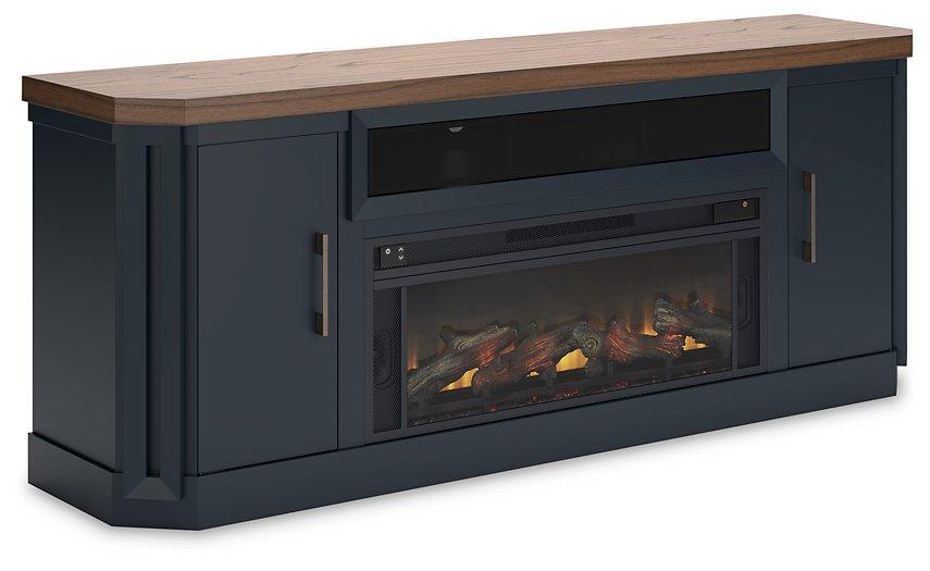 Foyland 83" TV Stand with Electric Fireplace - Thumbnail 3