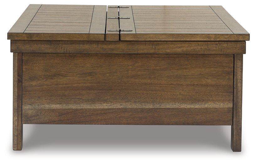 Moriville Lift-Top Coffee Table - Thumbnail 3