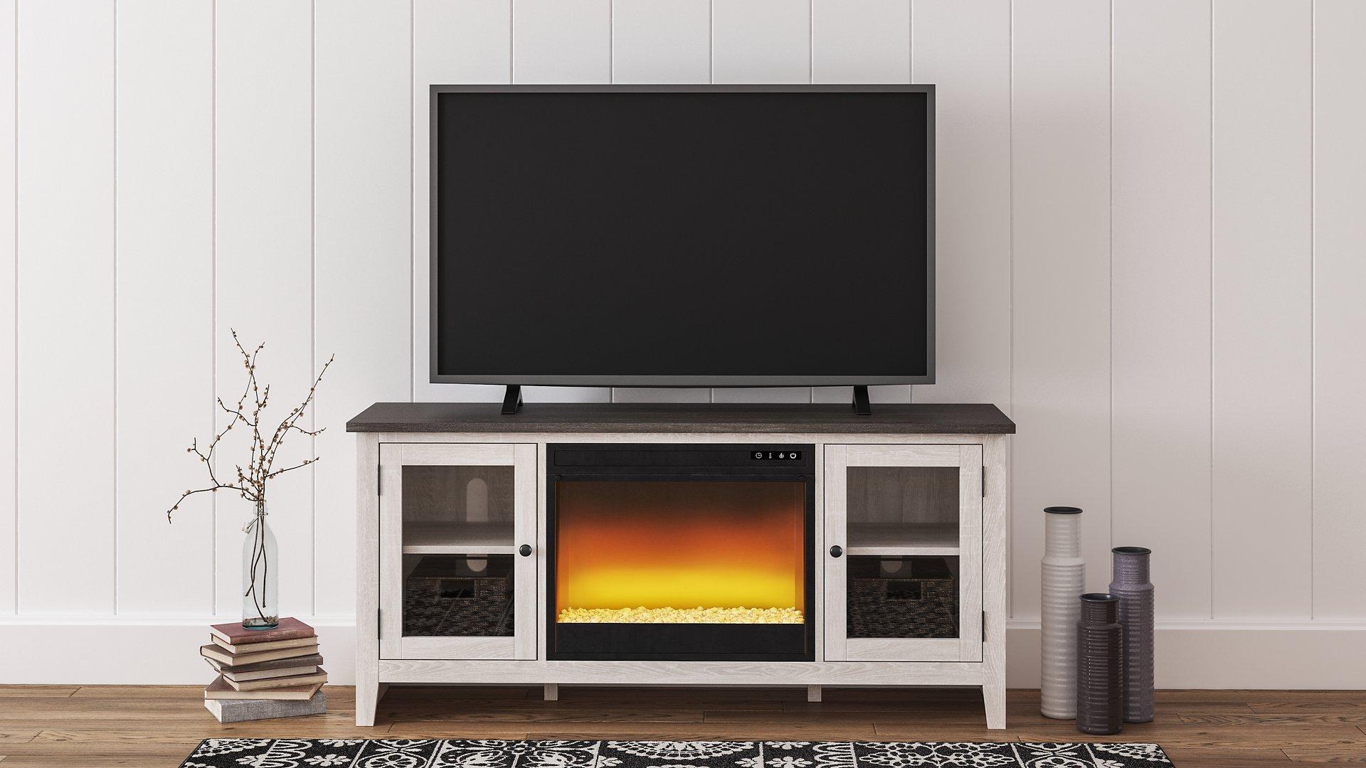 Dorrinson 60" TV Stand with Electric Fireplace - Thumbnail 3