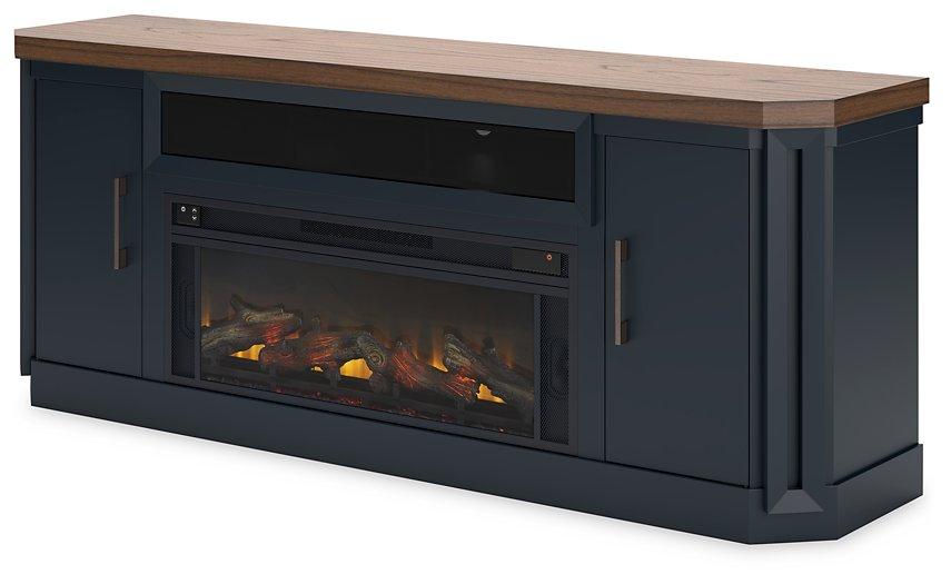Foyland 83" TV Stand with Electric Fireplace - Thumbnail 4