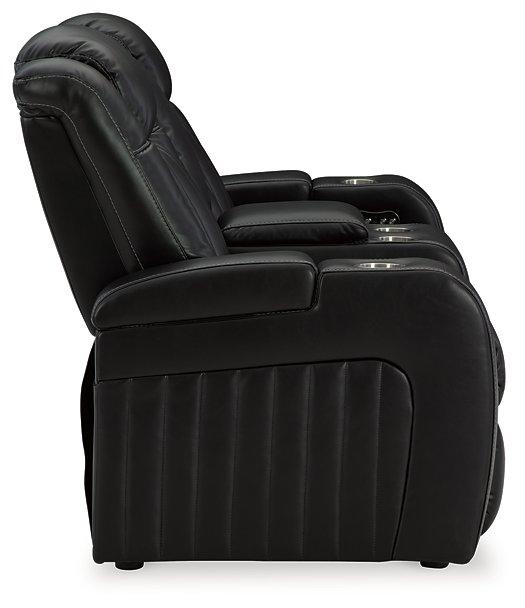 Caveman Den Power Reclining Loveseat with Console - Thumbnail 4