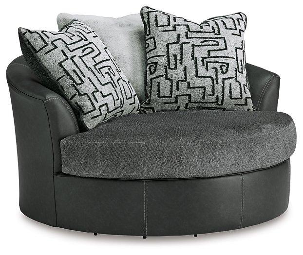 Brixley Pier Oversized Swivel Accent Chair - Thumbnail 2
