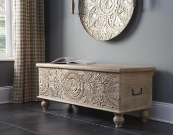 Fossil Ridge Storage Bench - Thumbnail 3