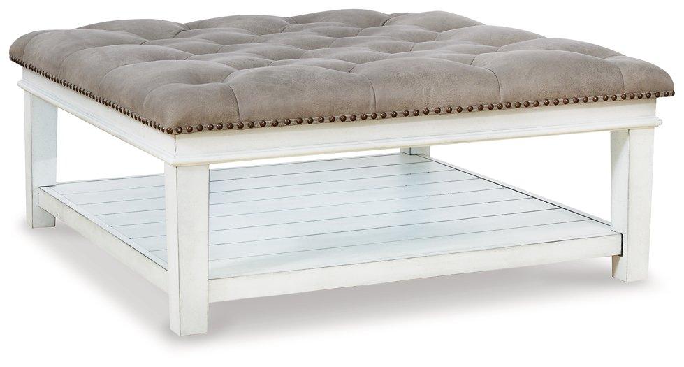 Kanwyn Upholstered Ottoman Coffee Table - Thumbnail 4