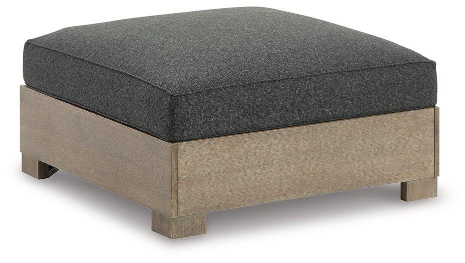 Citrine Park Outdoor Ottoman with Cushion - Thumbnail 2