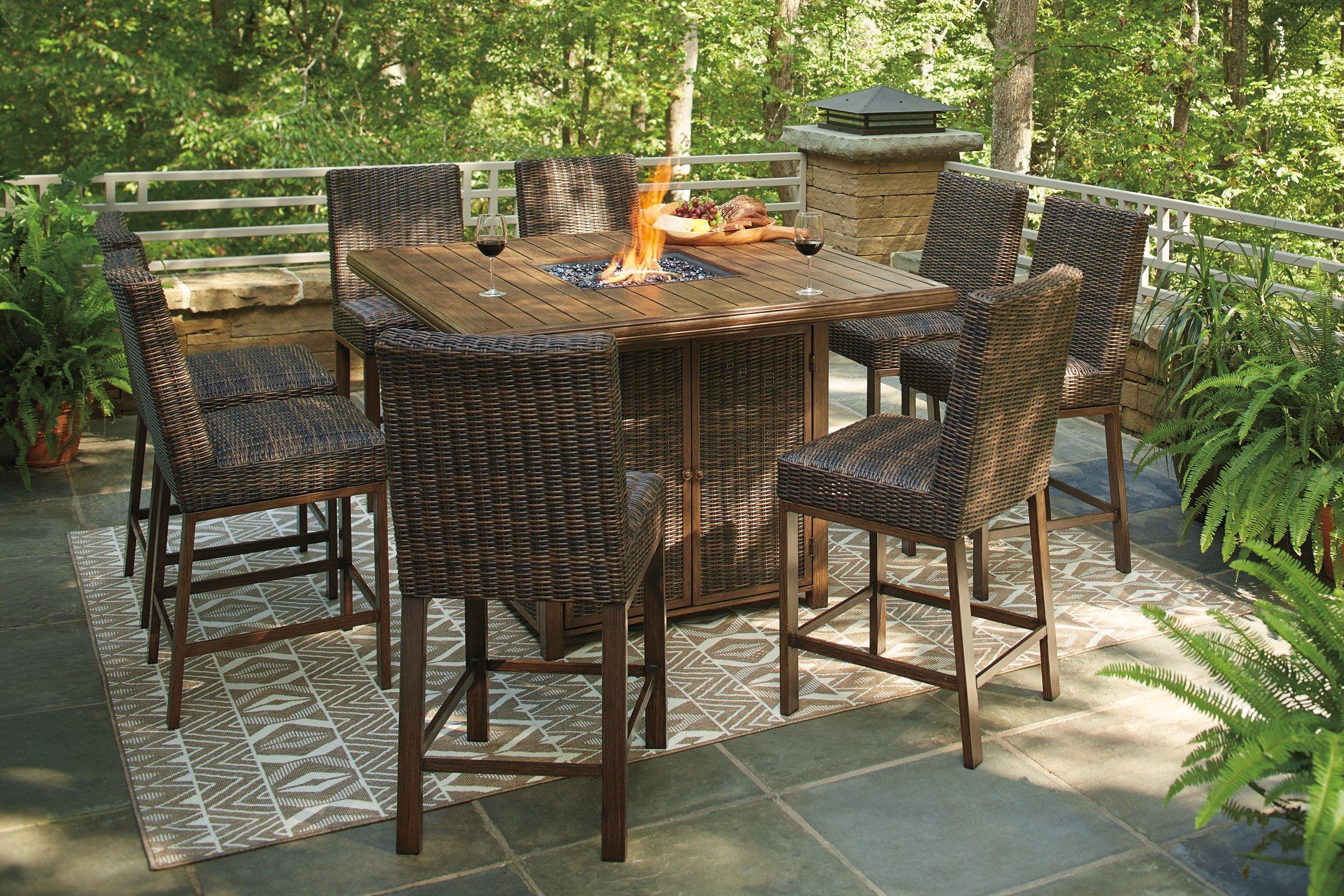 Ashley Furniture Paradise Trail Bar Table Set - Thumbnail 4