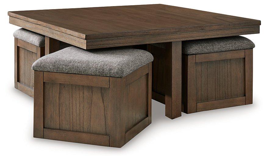 Boardernest Coffee Table with 4 Stools - Thumbnail 5