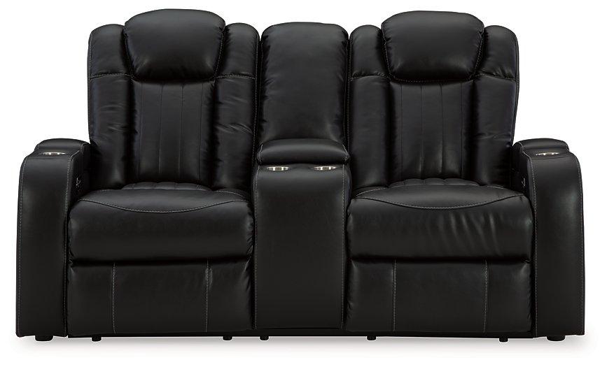Caveman Den Power Reclining Loveseat with Console - Thumbnail 3