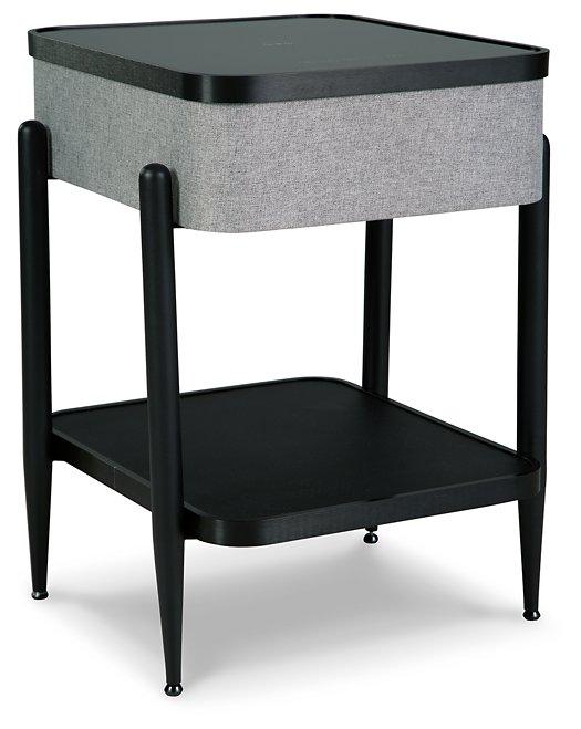 Jorvalee Accent Table with Speaker - Thumbnail 2