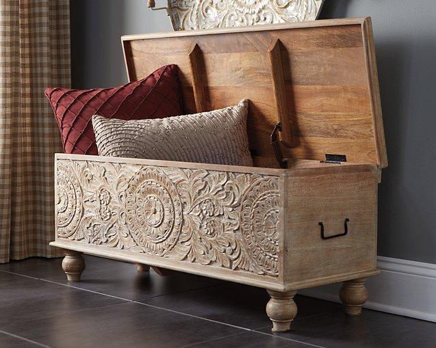 Fossil Ridge Storage Bench - Thumbnail 4