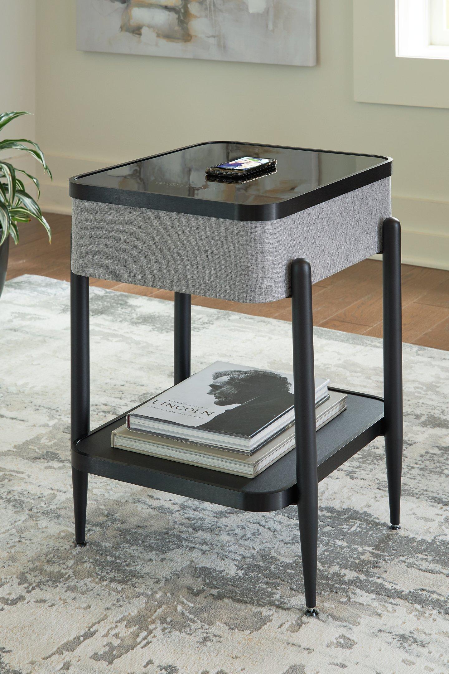 Jorvalee Accent Table with Speaker - Thumbnail 3