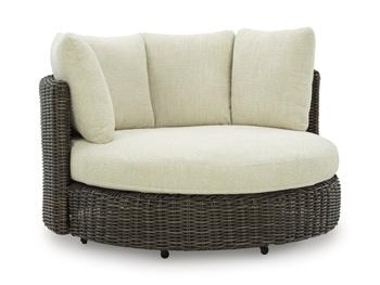 Kimora Outdoor Swivel Lounge Chair - Thumbnail 3
