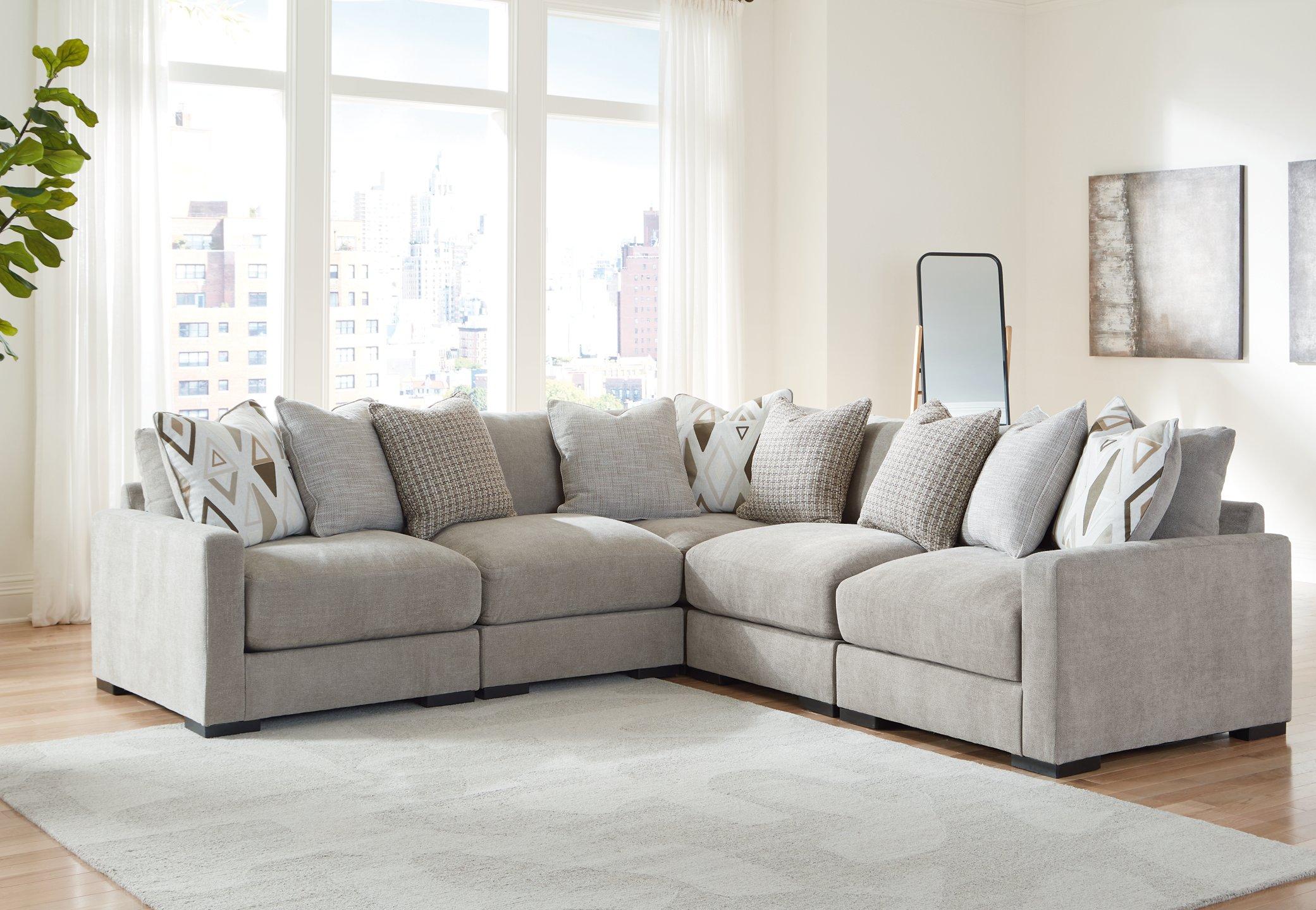 Ashley Furniture Aslan Court Loveseat Sectional - Thumbnail 2