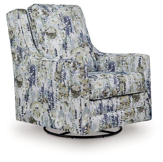 Dustinford Swivel Glider Accent Chair - Thumbnail 3