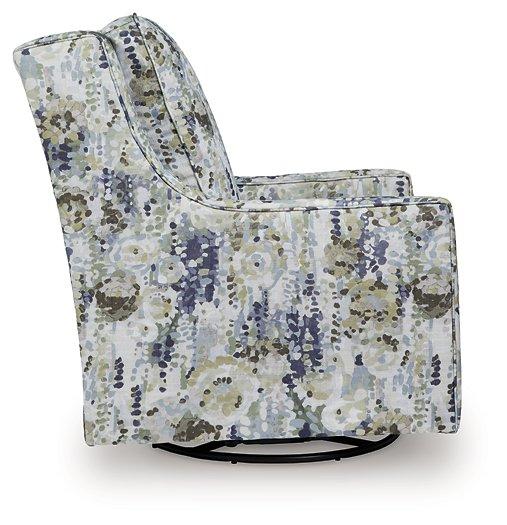 Dustinford Swivel Glider Accent Chair - Thumbnail 5