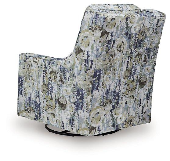 Dustinford Swivel Glider Accent Chair - Thumbnail 4