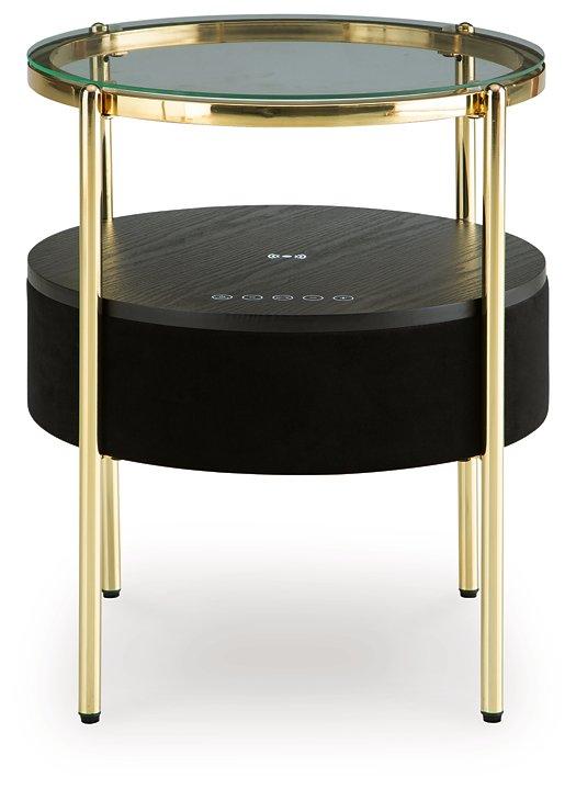 Nedman Accent Table with Speaker - Thumbnail 2