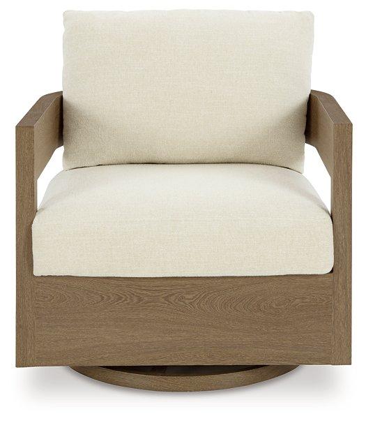 Serene Bay Outdoor Swivel Glider Chair with Cushion - Thumbnail 4