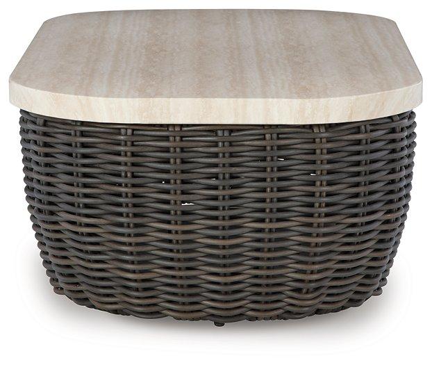 Kimora Outdoor Coffee Table - Thumbnail 4