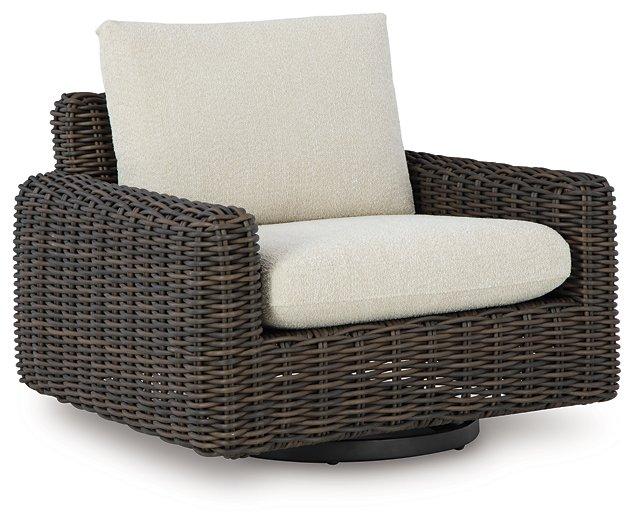 Kimora Outdoor Swivel Lounge Chair - Thumbnail 5