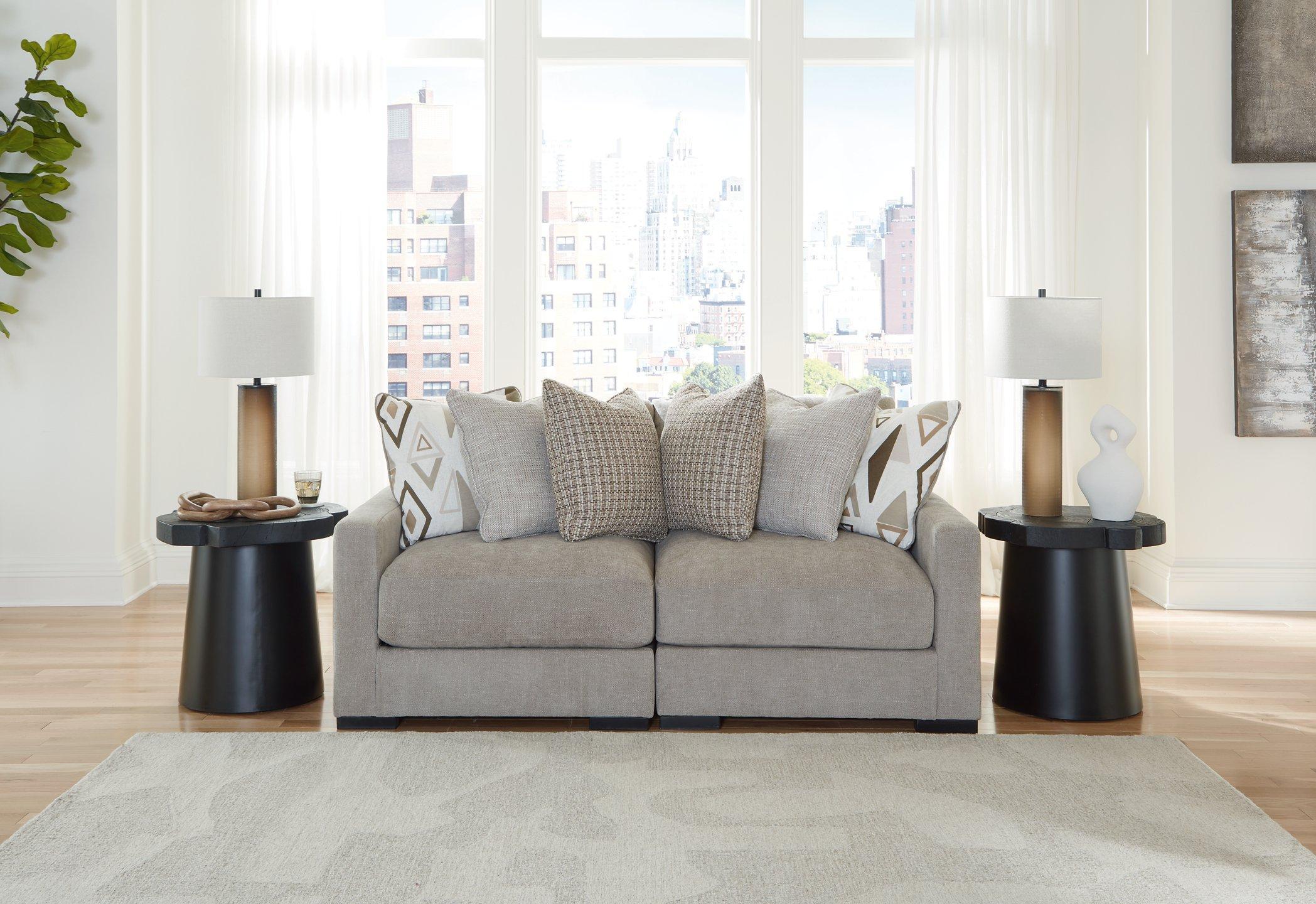 Ashley Furniture Aslan Court Loveseat Sectional - Thumbnail 4