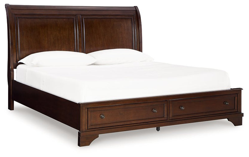 Trellington Sleigh Storage Bed